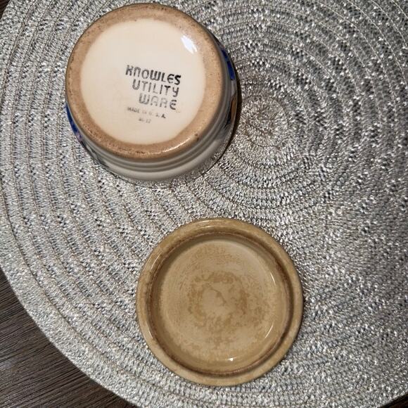 Vtg KNOWLES UTILITY WARE Fruit Lidded Refrigerator Bowl 40-12 USA Dmg READ - Picture 4 of 11